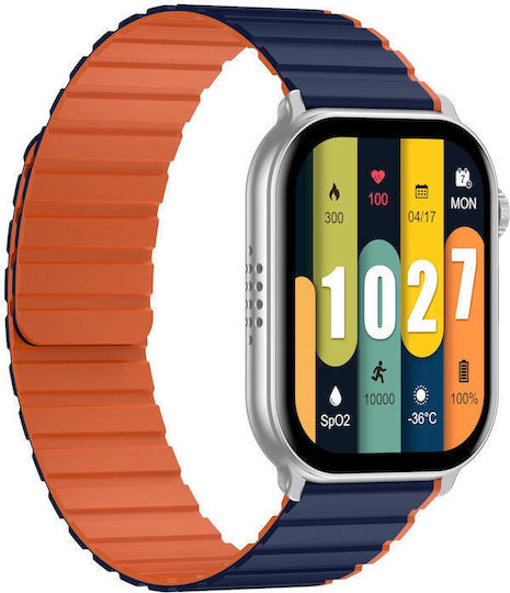 Kieslect KS Pro 47mm Smartwatch with Heart Rate Monitor (Silver)
