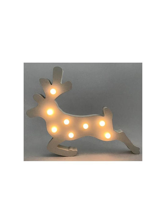Strend Pro Beleuchtet Weihnachtliche Holz Figur Rentier Höhe 33cm