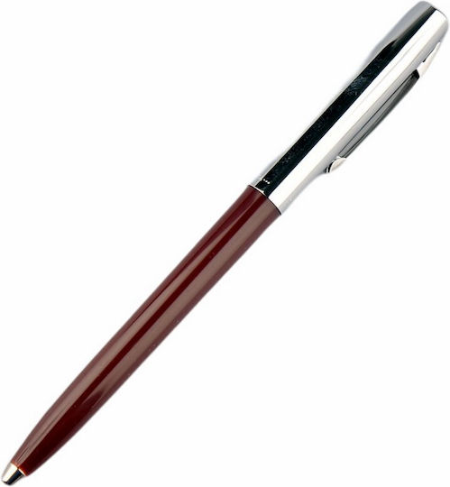 Химикалка Fisher Space Pen Cap-o-matic месингова капачка бордо корпус 775g-burg в подаръчна кутия