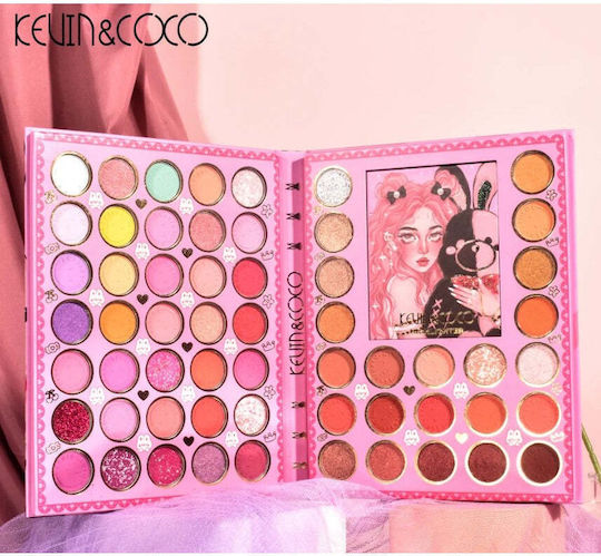 Παλέτα με Σκιές Ματιών Matte σε Στερεή Μορφή Multicolor 430gr