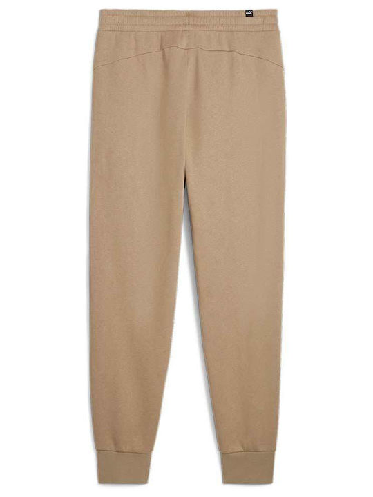 Puma Herren-Sweatpants Fleece Beige