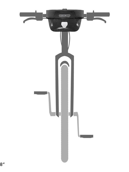 Ortlieb DD172874 Geantă pentru ghidon bicicletă Negru