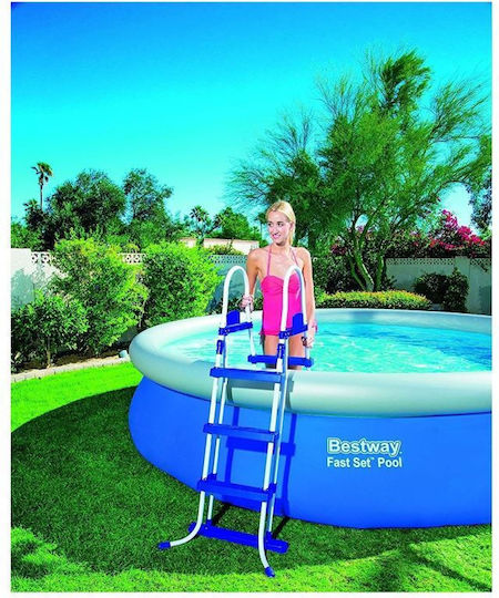 Bestway 58330 Above Ground Pool Ladder Height 107 Cm