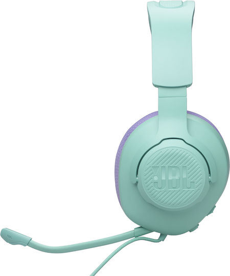 JBL Quantum 100M2 Over Ear Gaming Headset With 3.5 mm Connectivity Blue