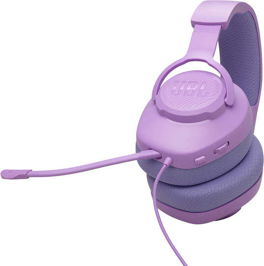 JBL Quantum 100M2 Over Ear Gaming Headset with 3.5mm Connectivity Purple for Nintendo Switch / PC / PS4 / PS5 / XBOX