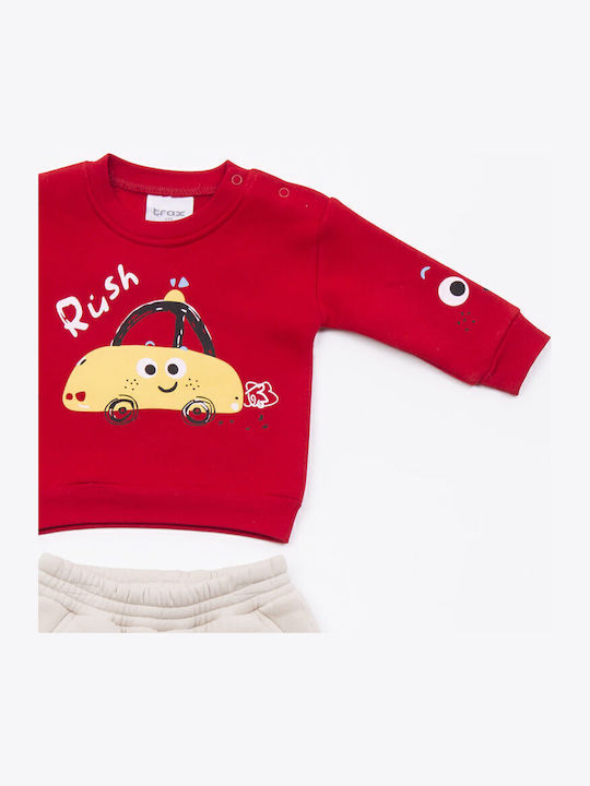 Trax Kids Sweatpants Set Red