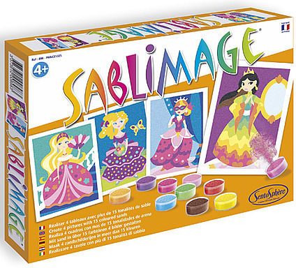 Sablimage Prinzessin Zeichne Farbigen Sand