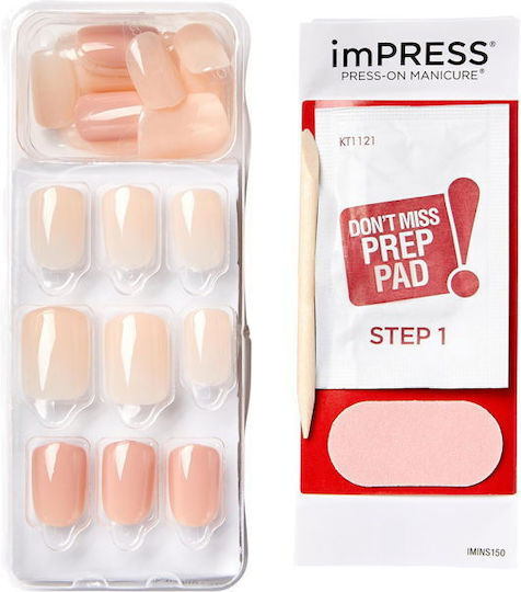 Kiss Impress Sfaturi pentru unghii în Culoare Bej