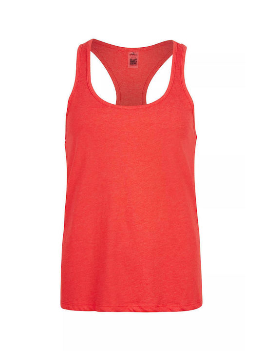 O'neill Essentials Women's Athletic Blouse Sleeveless Red