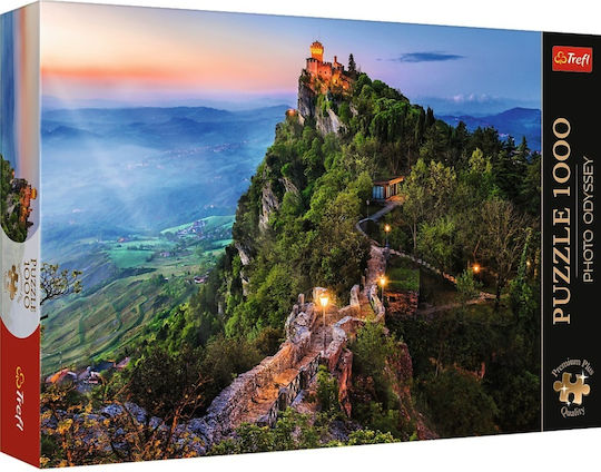 Trefl Puzzle 1000 Premium Plus Photo Odyssey Basket Tower San Marino