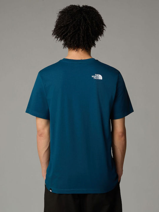 The North Face Simple Dome Men's Short Sleeve T-shirt Blue