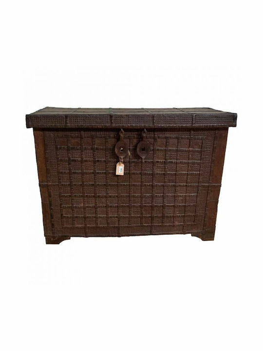 Alexandra House Living Trunks Brown Mango Wood 46 X 91 X 130 Cm