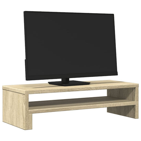 vidaXL Stand Desk Mounted Monitor Sonoma Oak Brown (854771)