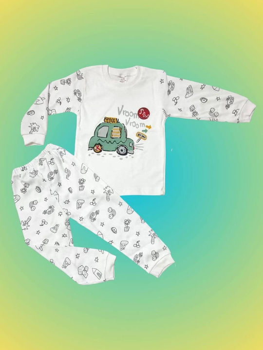 Supermini Pijama pentru copii De iarnă De bumbac GREEN