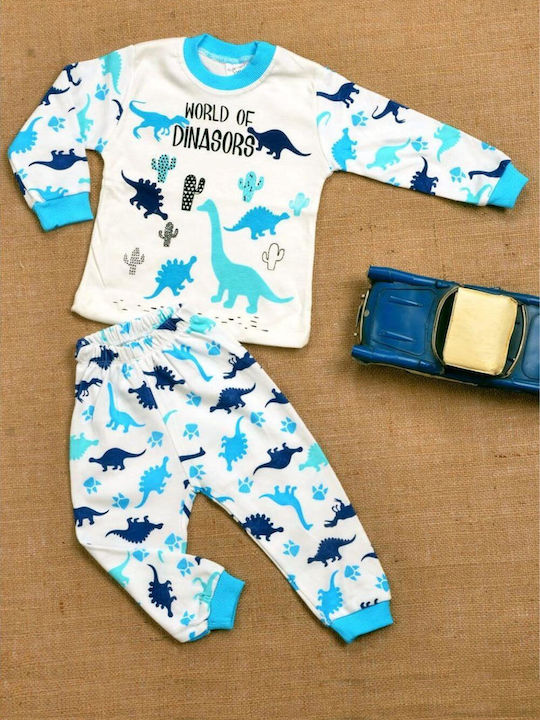 Supermini Kids Pyjamas Winter Cotton Blue