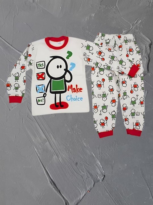 Supermini Pijama pentru copii De iarnă De bumbac PORTOOKALI Make