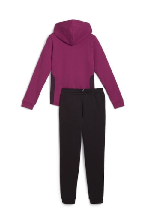 Kinder Sweatpants Set - Jogginganzug Fuchsie 2Stück Sweat Suit