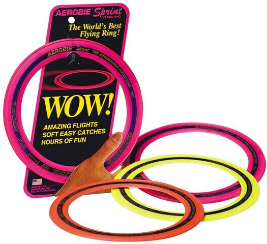 Aerobie Sprint Ring Frisbee Yellow