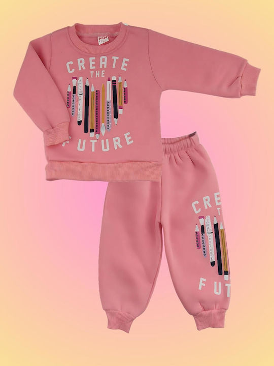 Moyes Kids Sweatpants Set Rose