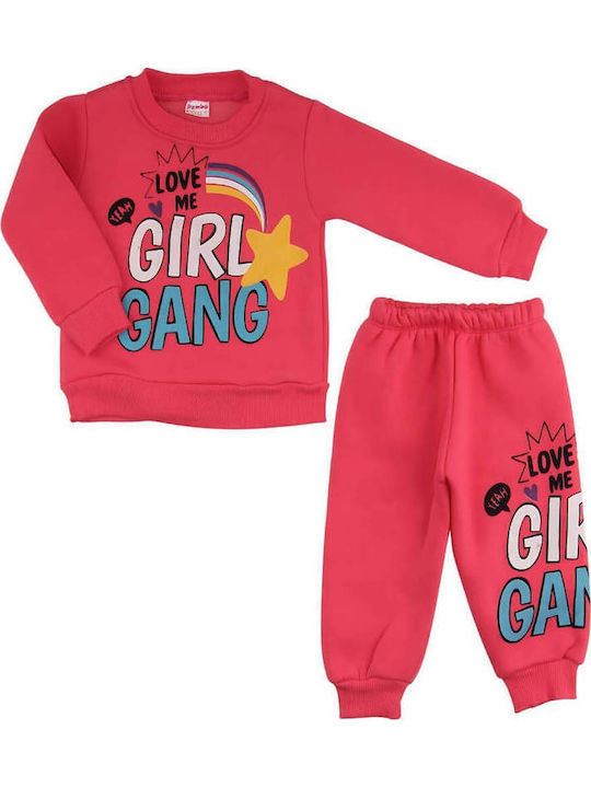Kinder Sweatpants Set - Jogginganzug Coral 2Stück