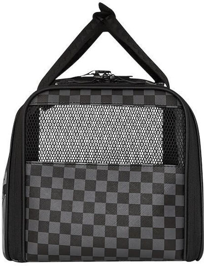 Sprayground Split Up Camo Tear Waterproof Dog/Cat Carrying Black Shoulder Bag for 7kg Pets L45.7xW25.5xH25.5cm