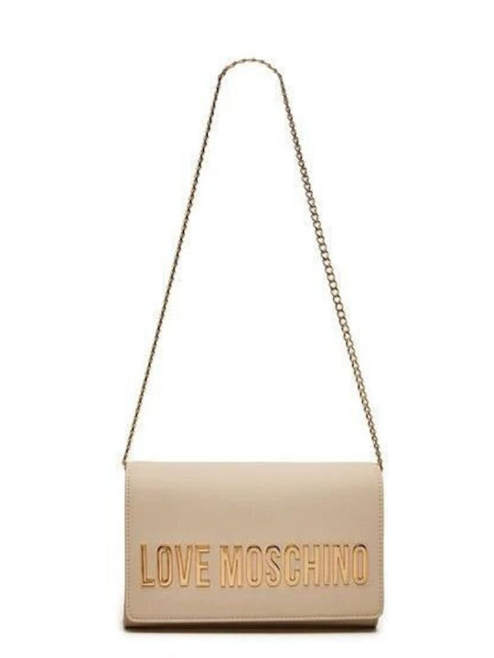 Moschino Avorio Women's Bag Shoulder Beige