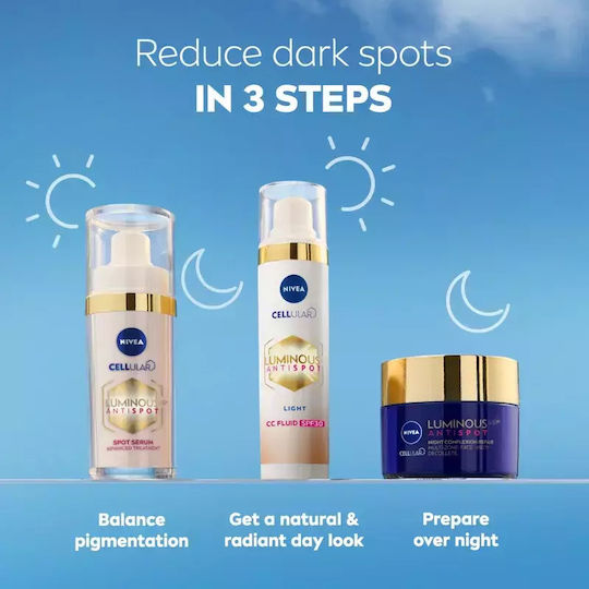 Nivea Luminous 630 CC Light Lightweight Cream Face Day with SPF30 40ml