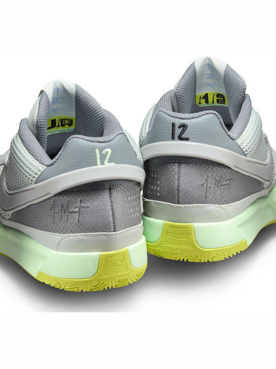 Ja 1 Χαμηλά Μπασκετικά Παπούτσια Light Silver / Cyber Green / Cool Grey / Granite