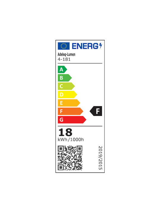 Adeleq Plafonieră de Exterior cu LED Integrat în Culoare Alb 4-181