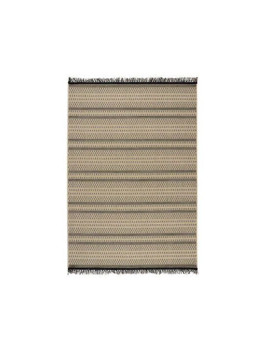 Beauty Home Sol Art 9754 Summer Rectangular Rug Wicker with Fringes Beige