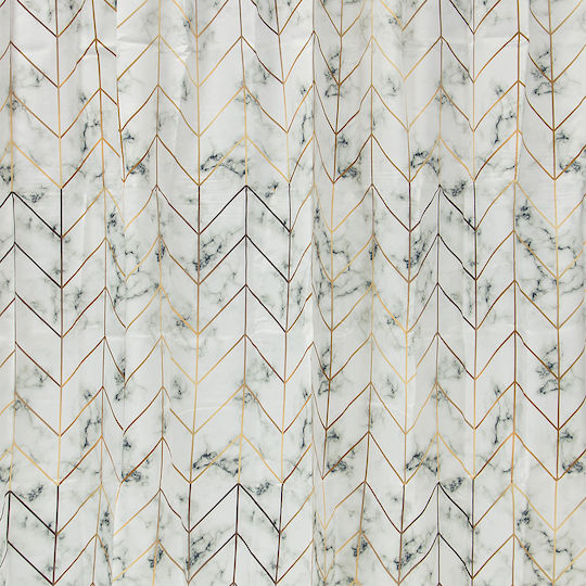Lino Home Душ завеса Тъканна 180x200см Marmor