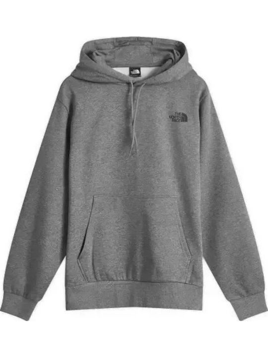 Φούτερ με Κουκούλα Grey Heather
