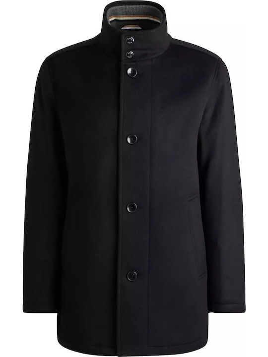 Herren Mantel Schwarz