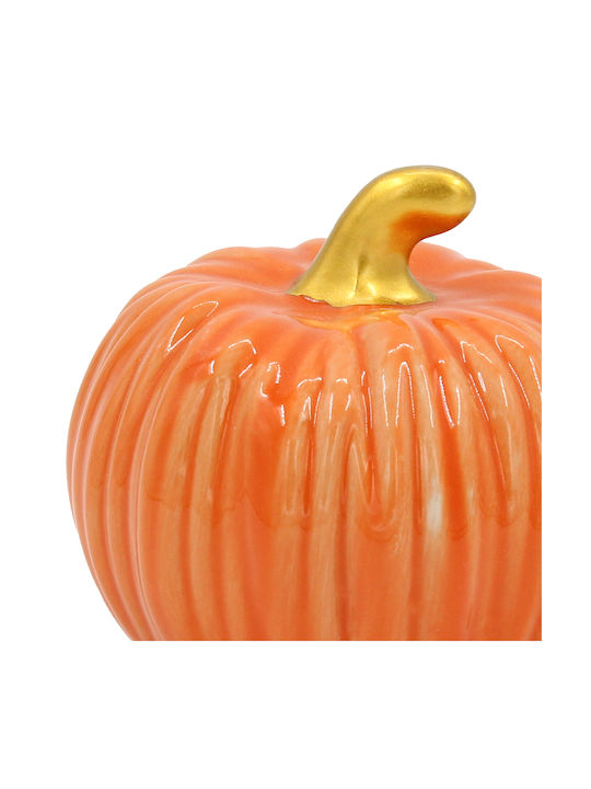 Decorative Ceramic Pumpkin Ø8.5x8 cm Orange Keskor 67258-4