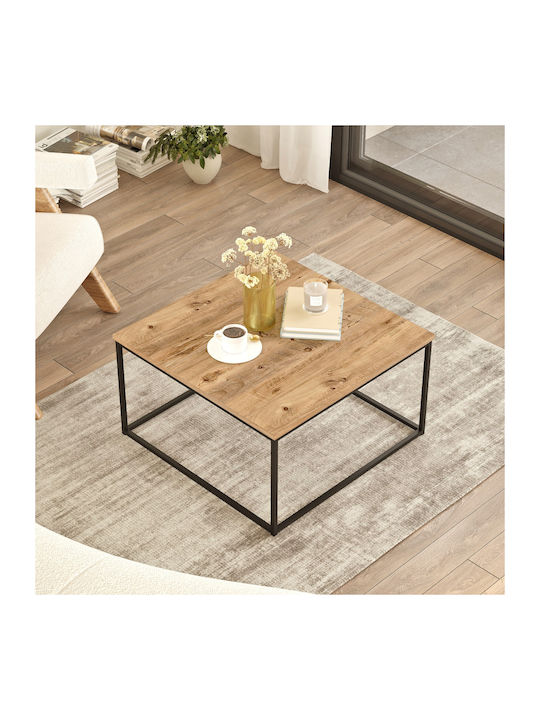 Platz Couchtisch Dumfries aus Massivholz Pine/anthracite L72xB72xH40cm