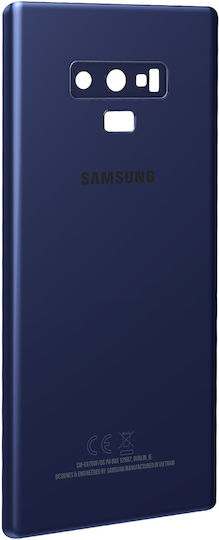 Задно стъкло Samsung Galaxy Note 9 Оригинален сервизен пакет Син