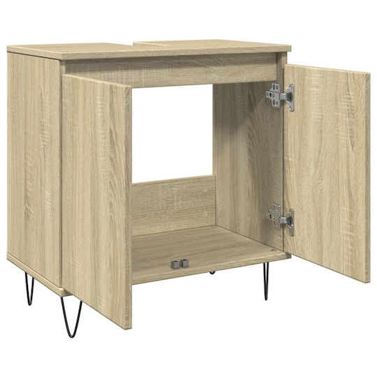 vidaXL Countertop without Sink L58xW33xH60cm Coffee