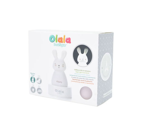 Olala Lumini LED Lampă decorativă pentru copii Roz 10x6x5εκ.