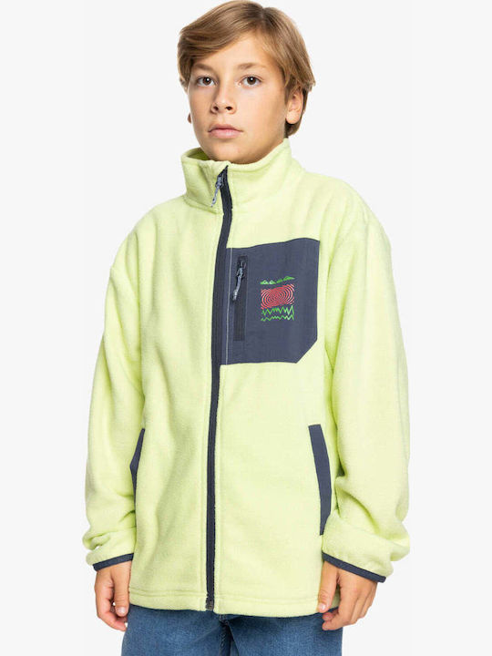 Cardigan pentru copii Fleece Shadow Lime Ice Fields