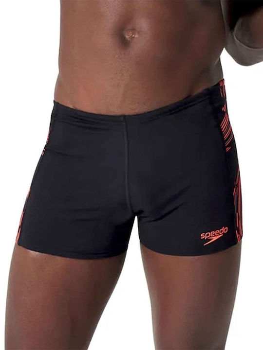 Speedo Tech Panel Kinder Badeanzug Badeshorts Schwarz