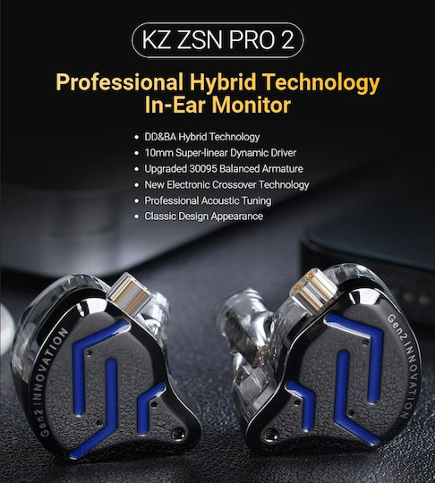 KZ Kz-zsn Pro Tip Ear Hook Albastru
