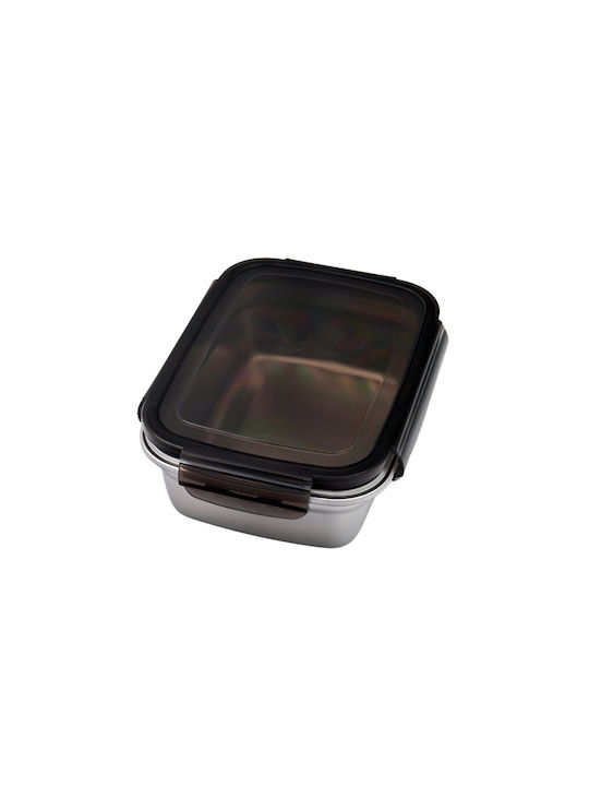 Sidirela Inox Lunch Box Black 850ml