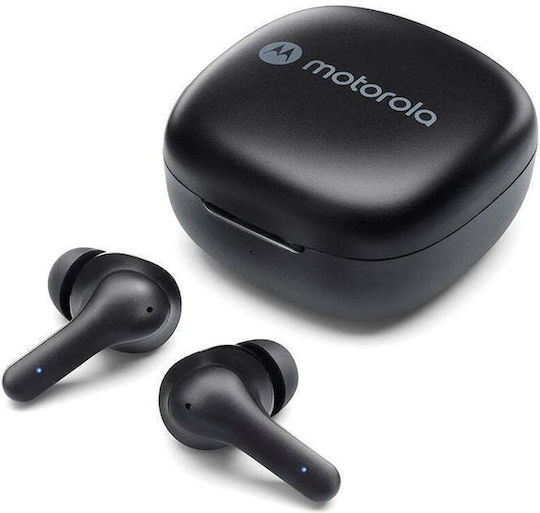 Motorola Moto Buds 135 Bluetooth хендсфри Слушалки с Устойчивост на Пот и Кутийка за Зареждане Черен
