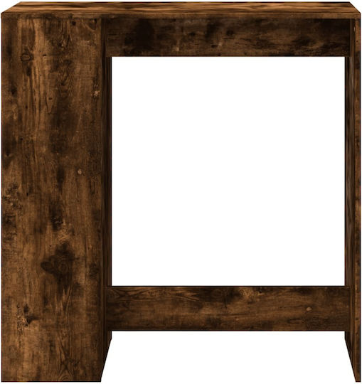 Vidaxl Bar Table Shelves Oak 101x40x103.5cm Engineered Wood 1 Piece Brown