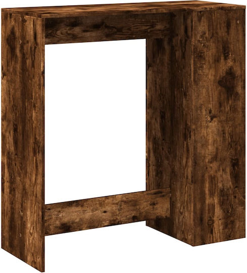 Vidaxl Bar Table Shelves Oak 101x40x103.5cm Engineered Wood 1 Piece Brown