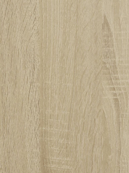 Vidaxl Τραπέζι Μπαρ Ράγες Sonoma Δρυς 101x40x103,5cm Επεξεργ Ξύλο 1 Τεμ Καφέ