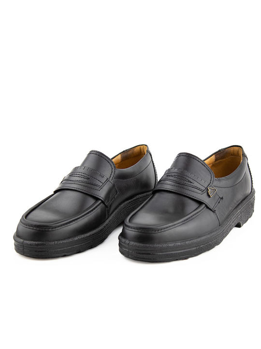 Boxer Men's Anatomic Leather Casual Shoes Black