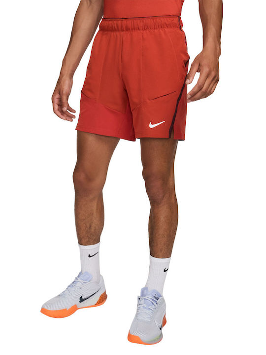 Nike Nikecourt Advantage FD5336-626 Ανδρικό Σορτς Κόκκινο / Κόκκινο
