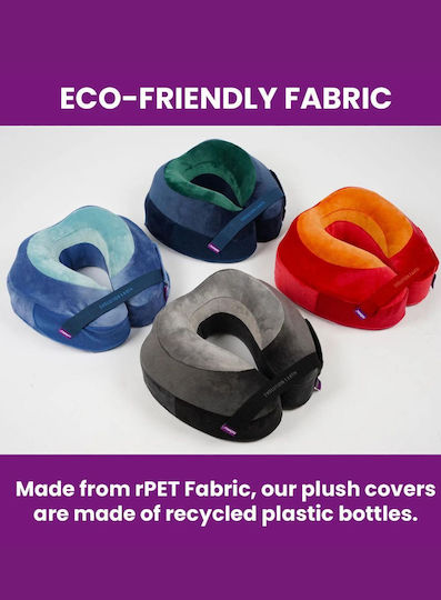 Cabeau Evolution Earth Μαξιλαράκι Ταξιδίου Memory Foam Πορτοκαλί Fire