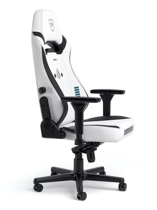 Noblechairs Hero ST Stormtrooper Edition Καρέκλα Gaming Δερματίνης με Ρυθμιζόμενα Μπράτσα Μαύρο / Λευκό